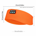 LinkMejor Wireless Noise Bluetooth V5.3 Sleep Headband USB Charging Soft Comfty Breathable Sweatproof Sports Headband