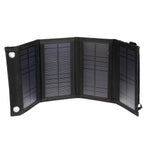 LinkMejor 5V 20W Foldable Solar Panel Solar Charger Power Bank Portable Charger
