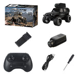 KFPlan KF32 1/64 2.4G 2WD Alloy Mini Desk RC Car Proportional Control Crawler W/ 480p Top-Mounted FPV Camera Vehicle Models RTR for Children Toys