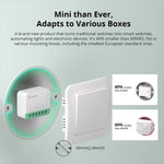 LinkMejor MINIR4M MINI Extreme WiFi Smart Home Switch Detach Relay Matter Voice Control with Alexa Google Home