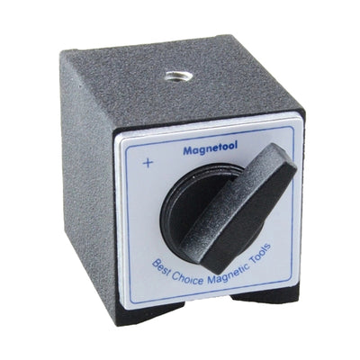 LinkMejor M5 Screw Hole Mini Type 30kg Holding Force Switch On Off Dial Indicator Gauge Stand Holder Magnetic Base Shaft Support