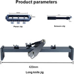 Aluminum Knife Sharpening Frame Fixed Angle Grinder 4 Angle Woodworking Carving Chisel Grinding Fixture for Scissors Planer Chisel Professional Whetstone Grinder with Non-Electric Manual Operation