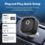 Mini Wireless CarPlay Adapter Type-C Android Auto Wired to Wireless USB Dongle Wifi Bluetooth For iPhone Plug and Play