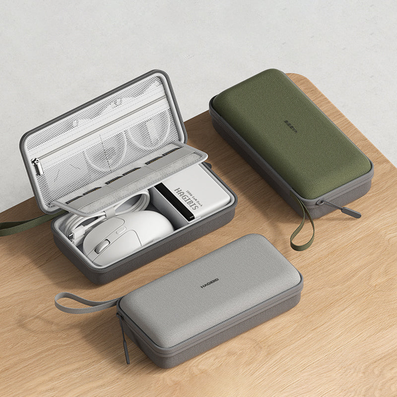 HAGiBiS Digital Storage Bag Portable Travel Pack Hard Shell Electronic Organizer Bag Pouch Carry Case for Cable Charger Mouse Power Bank