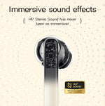 HP H10J TWS Headset Wireless bluetooth 5.4 Earphone 10mm Drivers 360° Spatial Sound ENC Call Noise Cancelling 22H Playback Low Game Delay Touch Control Semi-in-ear Sports Headphones