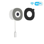 LinkMejor W40 WIFI Smart Window Glass Camera 3MP HD Full Color Night Vision Motion Two-Way Audio Anti-Glare Bluetooth Household Surveillance Camera for Indoor Outdoor