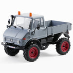 LinkMejor FCX24 RTR Mercedes for Benz 421 Unimog 1/24 2.4G 4WD RC Car Rock Crawler Two Speed Portal Axles Off-Road Climbing Truck LED Light Full Proportional Vehicles Models Toys