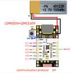 LSM6DSV + QMC6309 Module for SlimeVR Trackers and Smol Slime Trackers