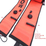 1.2m*15cm Scuba Diving High Quality Scuba Diving Inflatable Safety Sausage Signal Surface Buoy (SMB) Tube