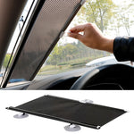 Car Front Windshield Sun Shade Blocker Window Heat Shield Sunshades Protection Anti-UV Retractable Car Window Sunshades