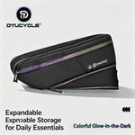 LinkMejor Waterproof Bicycle Frame Bag Expandable Storage Lightweight 0.2kg Reflective Safety Bike Top Tube Pouch Cycling Accessories