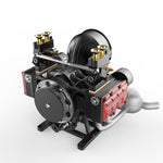 LinkMejor FS-B400 14cc Four-Stroke Horizontally Opposed Four-Cylinder Nitro Engine Assembly Kit Physics Experiment Science Education Toys