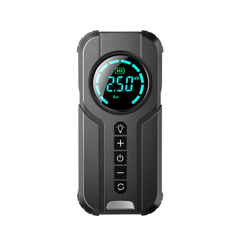 Portable Wireless Air Pump 15000mAh 150PSI Fast Inflation Charging LED Lighting HD Display for Car SUVs Motocycle Bike Ball