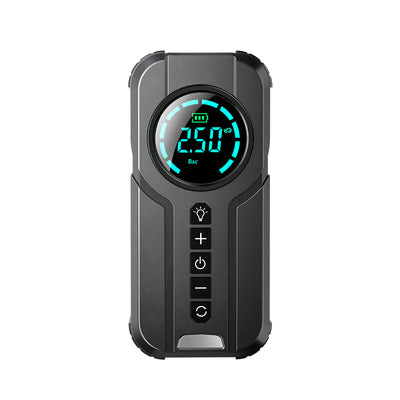 Portable Wireless Air Pump 15000mAh 150PSI Fast Inflation Charging LED Lighting HD Display for Car SUVs Motocycle Bike Ball
