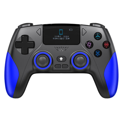 P4 Wireless Gaming Controller 1.47-inch OLED Screen bluetooth Gamepad with Hall Effect Joysticks & Triggers Turbo Vibration for PC Switch PS4 Android iOS