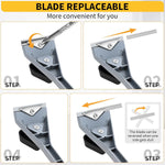 Premium Ergonomic Carbide Scraper Tungsten Carbide Scraper 2-1/2In Paint Scraper Tool for Paint Wood Glue Resin Stains