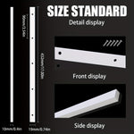 2PCS Table Saw Crosscut Sled Miter Bars with Pre-drilled Holes 3/4" x 3/8" x 17" Precise Woodworking Cuts Easy Installation