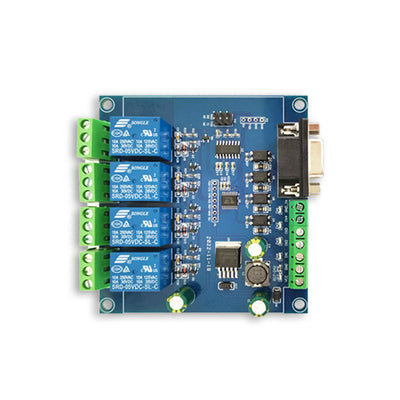 LinkMejor RS232/TTL UART Modbus LinkMejor 4 Ch Relay Module Communication 4-Channel 7-24V Relay Module