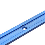 Drillpro Blue Oxidation 100-1220mm T-track T-slot Miter Track Jig T Screw Fixture Slot 19x9.5mm For Table Saw Router Table Woodworking Tool