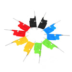 10pcs SDK08 Test Clips with Dupont Cable 40V SMD Gripper IC Test Hook Clips Electrical Testing Ultra Small Clip Test Clamp