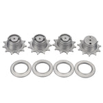 LinkMejor 3918-1 1/16 RC Tank Spare Parts Metal Tracks/Drive Wheels/Transmission Gearbox Vehicles Model Accessories