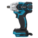 Drillpro 18V 520N.M 1/2'' Li-Ion Brushless Cordless Impact Electric Wrench Driver Replacement Tool