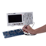 LinkMejor SDS1104 Oscilloscope 100MHz Bandwidth 4-Channels 1GS/s Sample Rate 7 Inch High Resolution LCD for Electronic Circuit Debugging and Testing