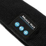 LinkMejor Wireless Stereo Bluetooth V5.0 Headphones Headband Charging Removable Washable Sweat-absorbent Sports Bandana Music Knit Eye Mask