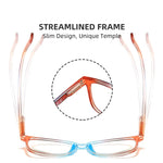 Fashion Photochromic Reading Glasses Anti-Blue Light HD UV Protection Lightweight Presbyopia Glasses