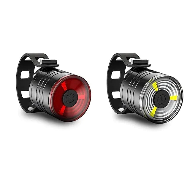 400lm LED Rear Bike Light Safety Tail Light Waterproof Professional  Natural White Bicycle Cycling Light Adjustable Button Battery For Camping Hiking Caving Everyday Use