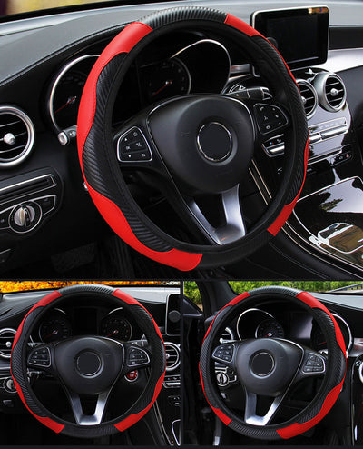 Car Steering Wheel Cover Anti Slip Universal 37-38cm Steering Decoration Accessories