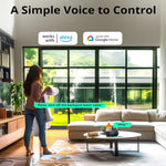 LinkMejor SWV Zigbe 3.0 Smart Water Valve IP55 Automatic Sprinkler Controller 6V Wireless Alexa Google Control With Long-Lasting Battery