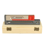LinkMejor 100mm/4Inch Kerfmaker Table Saw Slot Adjuster Mortise and Tenon Tool Woodworking Movable Measuring Block