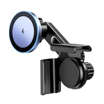 LinkMejor W525 Magnetic Car Phone Holder Car Air Vent Wireless Mobile Phone Charger Stand 360° Rotary Aluminum Alloy Mount Bracket for iPhone 16 16 Pro 15 14 13 Pro Max for Huawei Mate XT for Xiaomi 15pro for Samsung Galaxy Z Flip6