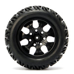 4PCS Wheel Rim & Tires HSP 1:10 Monster Truck RC Car 12mm Hub 88005