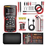 LinkMejor LM06 LCR Meter High Precision Capacitance Inductance Resistance Tester 2.8 Inch TFT Screen Portable Rechargeable 100KHz Test Frequency Professional Electrician Tool
