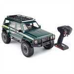 LinkMejor YK4107 PRO 1/10 2.4G 4WD Brushless RC Car Tank Turn Rock Crawler Two Speed Differential Lock New LCG Chassis Hobbwing Power Metal Gears Oil Filled Shocks LED Lights Monster Off-Road Pickup Climbing Truck Vehicles Models Toys