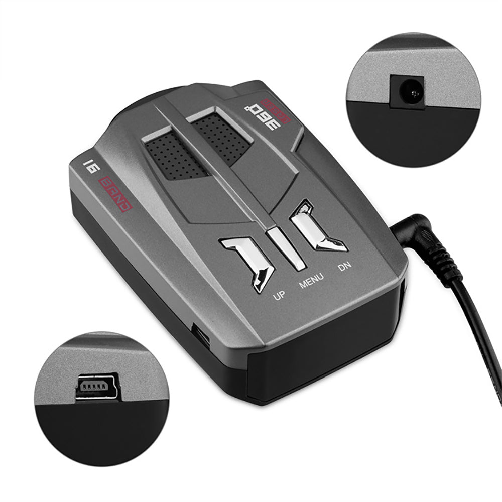 Car Radar V9 360°GPS Speed Police Safe Detector Voice Alert Laser 800m