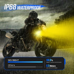 LinkMejor A500-WL11-1 2-inch 1500lm Motorcycle Headlight Dual Beam Modes Motorcycle Spotlight  IP68 Waterproof