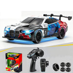 4DRC H6 RTR 1/43 2.4G 4WD Mini Drift RC Car with Gyro Full Proportional Remote Control Race LED Light High-Speed Motor On-Road Racing Desktop Vehicle Model Boys Gifts Toys
