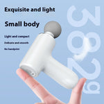 Electric Mini Muscle Massage Gun 6 Speed 4 Massage Heads Professional Vibration Massager Fitness Fascia Gun