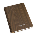 LinkMejor Black Walnut Folding Book Magnetic Night Light Creative Desktop Ornaments
