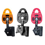 Climbing Lifting Pulley Aviation Grade Aluminum Universal Rope 8-12mm Rock Climbing Outdoor Rescue Heavy Object Transport 4KN Load Aluminum Pulley Device