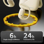 LENOVO EA340 Open-Ear Earhooks Wireless bluetooth 5.4 Earphone 14.2mm Large Moving Coil Low Delay Touch Control Earhooks Sports Headphones