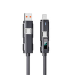 Multifunctional 4 in 1 Fast Charging USB Type C Cable for Phone  Xiaomi High-Speed Data Transfer Micro USB Adapter