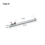 Aluminum Alloy Table Saw Fence Wood Board Clamp For Electric Circular Saw Cutting Machine Guide Ruler for Woodworking Tool