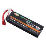 LinkMejor 7.4V 7000mAh 70C 2S LiPo Battery T Deans Plug for RC Drone
