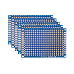 5/10PCS PCB Board Prototype Board Blue 2x8/3x7/4x6/5x7/7x9cm Double Sided Circuit Board For DIY Soldering Project
