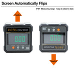 LinkMejor Digital Display Inclinometer 360 Degree Measurement High-Precision Relative Absolute Angle and Slope Units Measurement Automatic Rotating Screen Easy to Operate - Perfect Tool for Efficient Accurate Results