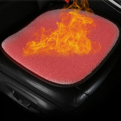 Winter Plush Car Seat Pad Winter Heating Car Seat Cover Heated Cushion 5V 12W Wool Heating Warmer Car Heated Seat Cushion Electric Heating Pad